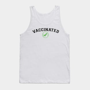 Vaccinated Check pro vaccine gift Tank Top